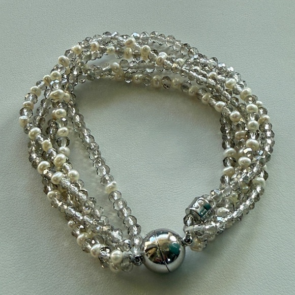 Set of Crystal Beaded  Bracelets - Picture 3 of 5